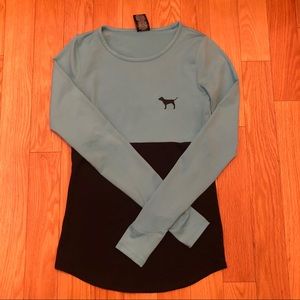 Pink long sleeve campus crew neck